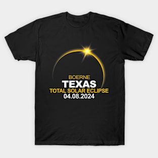 Boerne Texas Total Solar Eclipse 2024 T-Shirt